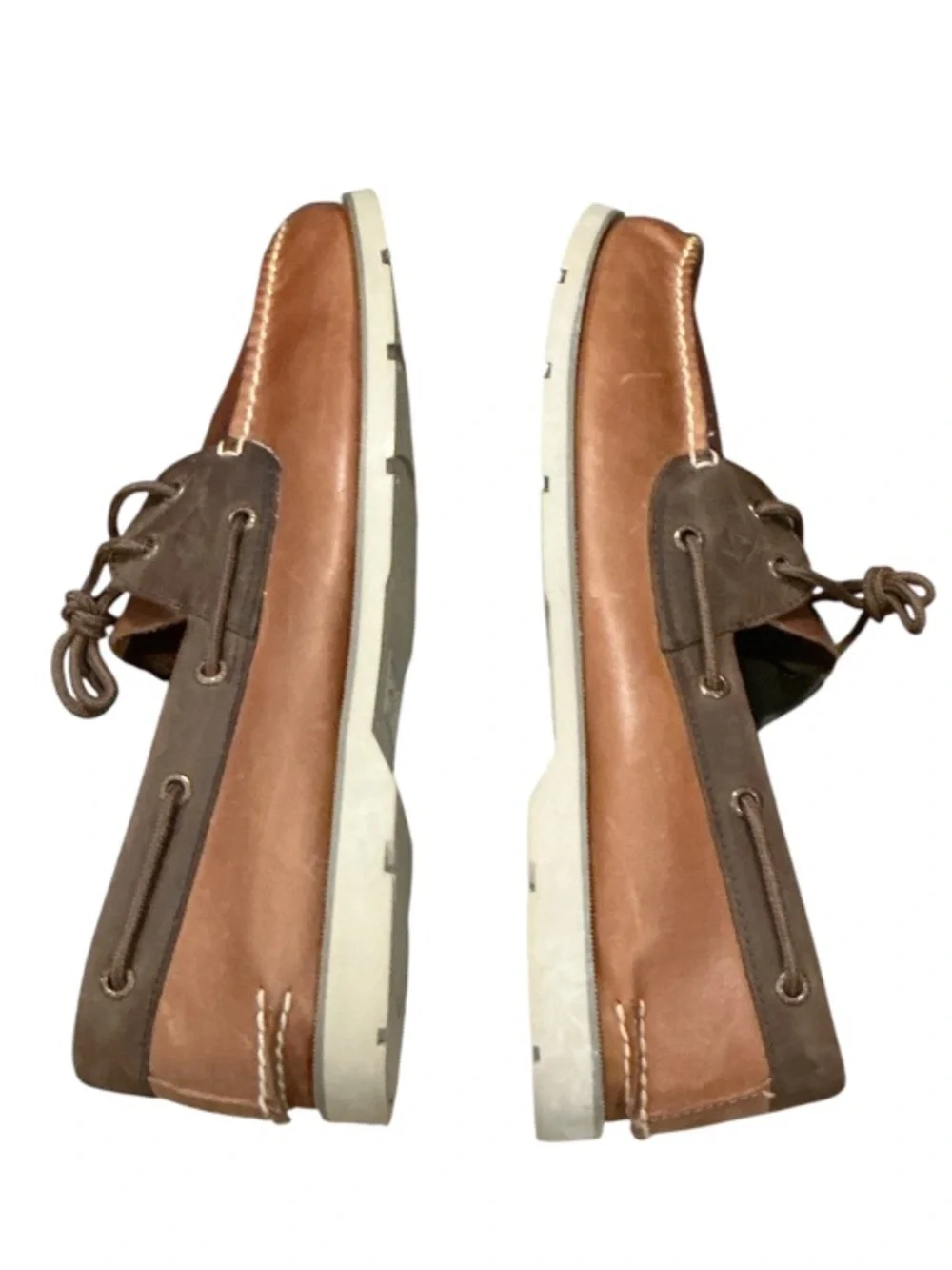 New authentic Sperry signature leather boat shoes sz 13 men’s Display